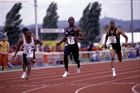 Linford Christie wins the UK Champs, 1990